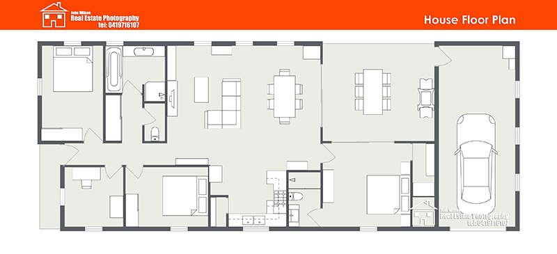 Sunshine Coast floor plan standard
