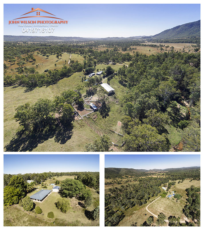 Aerial drone photography gympie