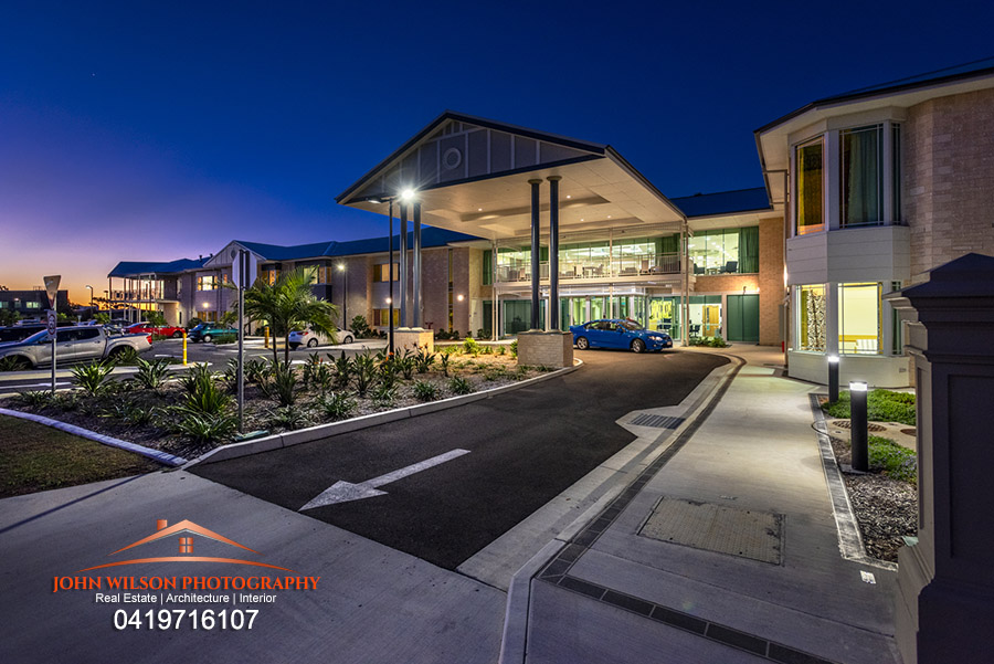 Hervey Bay real estate photography twilight