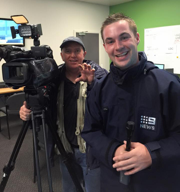 Australian cameraman John Wilson